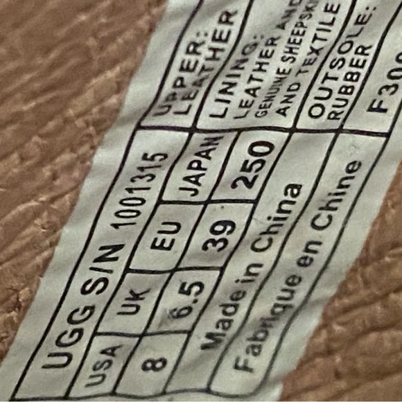 Ivory Ugg Nubuck/ Suede 3.5” Size 8 Sherpa Clogs - Picture 5 of 5